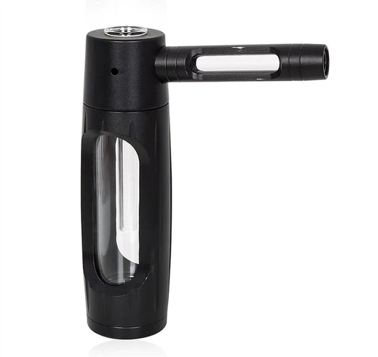 New 150mm Portable Aluminum Alloy Glass Smoking Pipe