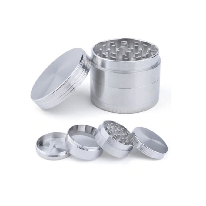 50mm Magnetic Metal Herb Weed Grinder + Smoking Pipe