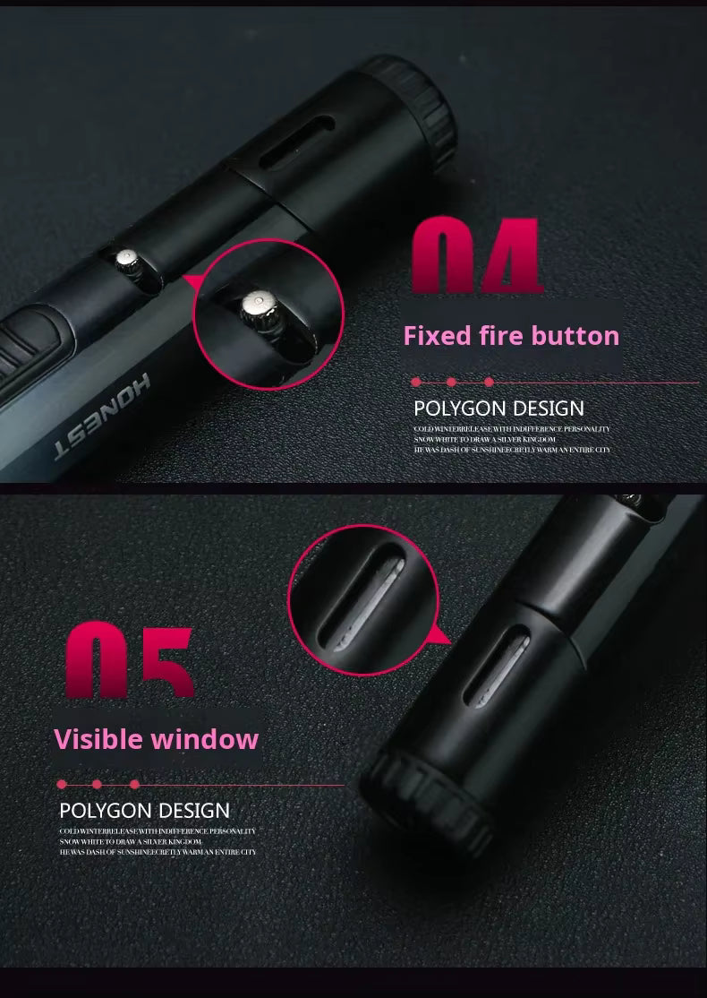 Genuine Eco-friendly Butane Fuel Long Lighter Creative Gas Welding Torch Spray Ignition Gun Smoking Tool Manufacturer's